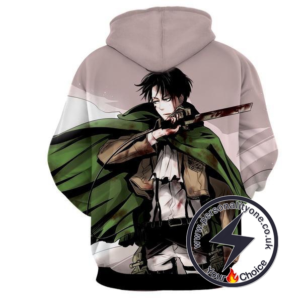 Attack On Titan - Eren Yeager 3D - Attack On Titan Hoodies
